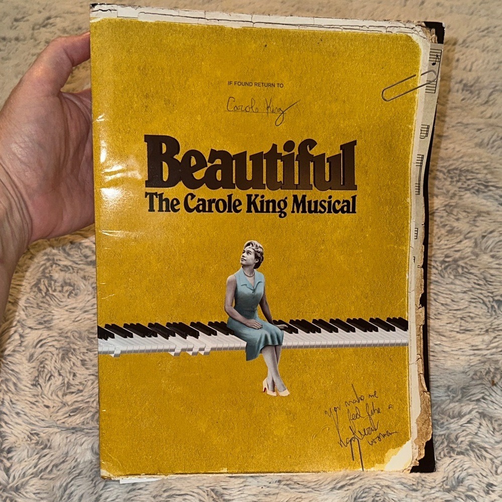 Beautiful The Carole King Musical Broadway Playbill Jessie Mueller 2014 Souvenir